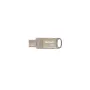 USB atmintukas PATRIOT PS128GT560DS5D 128GB USB 3.2 (USB-A / USB-C) sukamasis cinko lydinys sidabrinis