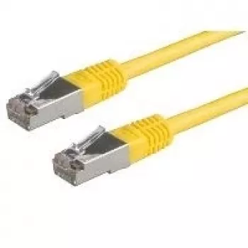 Tinklo kabelis ROLINE S/FTP (PiMF) Patch Cord Cat.6 RJ-45 5,0 m geltonas
