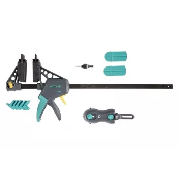 Gnybtinis spaustuvas Wolfcraft Deck Building Set 10 dalių