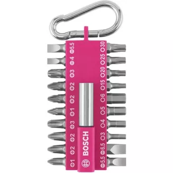 Atsuktuvų antgalių rinkinys Bosch 2607002821 — 21 vnt.: Torx, Phillips, Pozidriv, Hex
