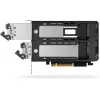 Mobilus diskų krepšys RAIDSONIC ToughArmor MB842MP-B — 2 išimami lizdai M.2 NVMe, PCIe 4.0 x16