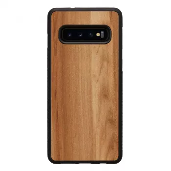 Dėklas Samsung Galaxy S10 man and wood cappuccino black, apsauginis plonas