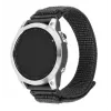 Nailono sportinis dirželis FIXED QuickFit 22 mm, tamsiai pilkas, riešui 160–210 mm, skirtas Garmin