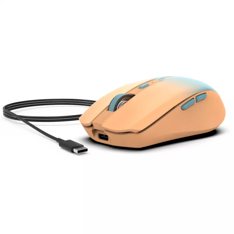 Cian Technology GmbH INCA pelė IWM-511RT Bluetooth + belaidė RGB pagrindinė spalva Oranžinė