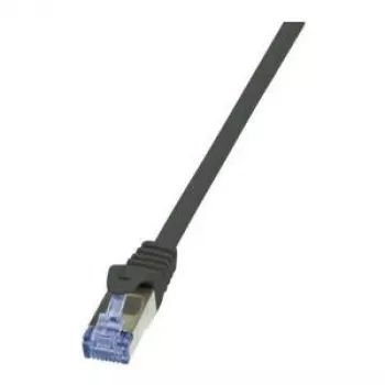 Tinklo laidas LogiLink 10 m Cat7 RJ-45 juodas
