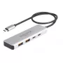 DeLOCK USB Hub USB Type-C 10 Gbps 2x Type-A 2x Type-C 35 cm kabelis