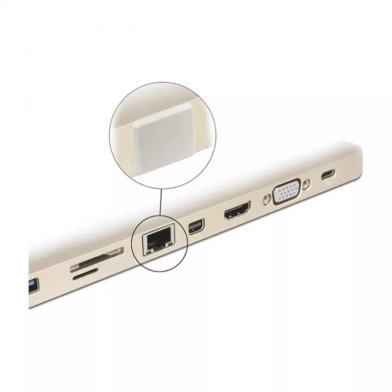 Kištukinis RJ-45 lizdo apsauginis dangtelis DeLOCK 64019