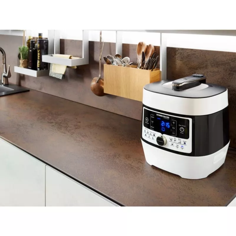 Elektrinis greitpuodis Rommelsbacher MD 1000 – 4 L, 1000 W, 14 programų, baltas/juodas