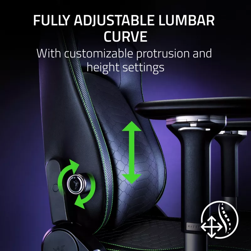 Žaidimų kėdė Razer Iskur V2 Padded seat Black