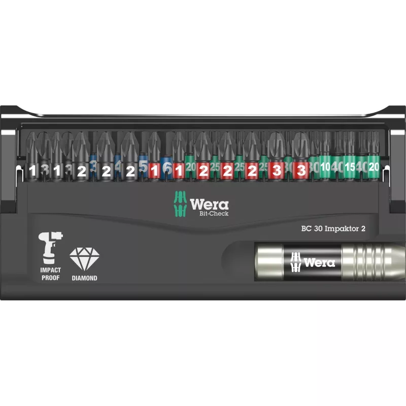 Wera 05057697001 Bit-Check 30 Impaktor 2 bitų rinkinys