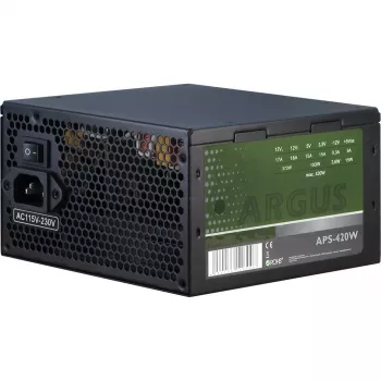 Inter-Tech Argus APS maitinimo blokas 420 W 20+4 kontaktų ATX ATX juodas
