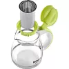 Infuzeris stiklinis Lamart LT7028 žalias permatomas 13 cm skersmuo 155 mm aukštis