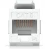 UBIQUITI CAT6 KEYSTONE COUPLER, 12 VNT. PRAĖJIMO CAT6 KEISTONO JUNGTIS, SKIRTA NUTRŪKSTAMIEMS ETHERNETO KABELIAMS BE TRŪKUMŲ SUJUNGTI
