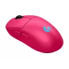 Logitech G PRO 2 - Pelė - žaidimų - dešinei ir kairei rankai - optinė - 8 mygtukai - belaidė, laidinė - 2,4 GHz, USB - USB Logitech LIGHTSPEED imtuvas - rožinė (910-007310)