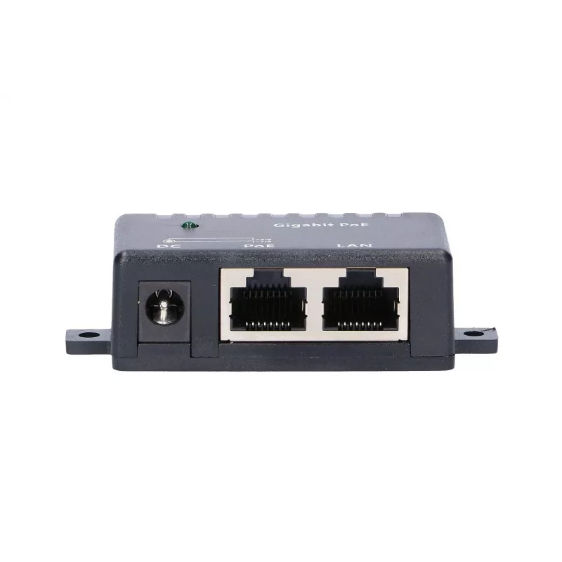 Gigabitinis PoE injektorius Extralink 1 prievadas, 1x 1000 Mb/s RJ45, kubas