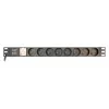 EnerGenie EG-PDU-014-F stovo maitinimo skirstytuvas (8 FR lizdai, 1U, 16A, Schuko kištukas, 3m, juoda spalva)