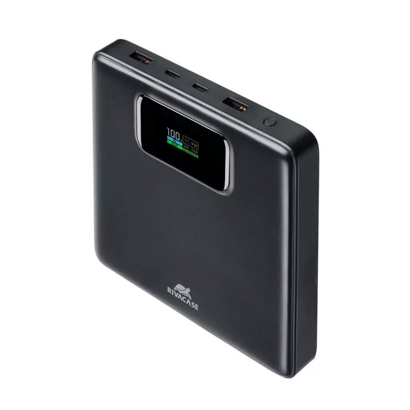 Power bank Rivacase VA1091 – 25800 mAh, bendra išėjimo galia 100 W, USB prievadai