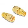 DeLOCK adapter RP-SMA lizdas į SMA kištuką 9 mm skersmuo 18 mm plotis