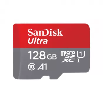 Flash atmintis SanDisk 128GB MicroSDXC UHS-I Class 10 SDSQUNR-128G-GN6TA