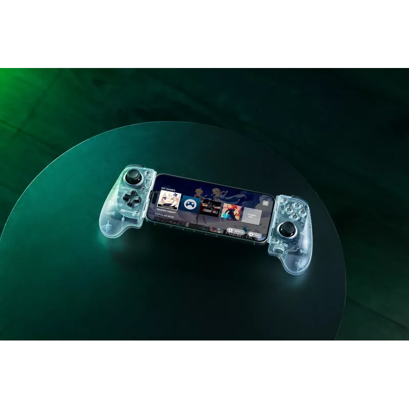 Razer Kishi V3 – Phantom White Edition USB valdiklis Android, iOS