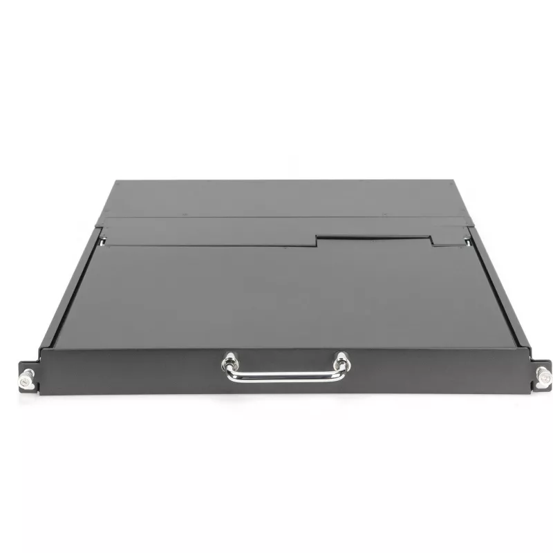 Digitus 17 colių HD LCD KVM konsolė 16 prievadų HDMI vokiška klaviatūra