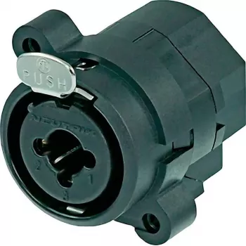 Neutrik NCJ9FI-H jungties priedas, juodas