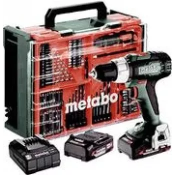 Metabo SB 18 L rinkinys belaidis smūginis gręžtuvas-suktuvas, 18 V, 2 x 2,0 Ah akumuliatoriai (614053710)