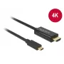 Vaizdo kabelio adapteris USB Type-C į HDMI DeLOCK 85258