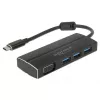 DeLOCK 63932 USB 3.2 Gen 1 Type-C dokinimo stotelė nešiojamam kompiuteriui, juoda