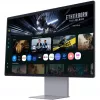 Samsung M90SF monitorius 81,3 cm (32 col.) 3840 x 2160 pikselių 4K Ultra HD OLED sidabrinis