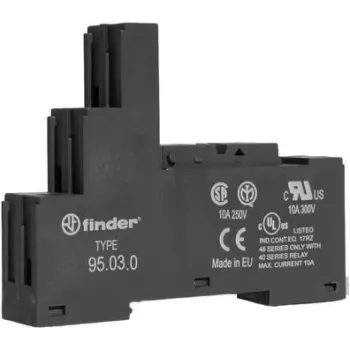 Finder 95.03.0 Relės lizdas, tinkantis serijai: Serie 40, 1 vnt.
