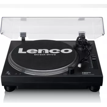 Patefonas Lenco LEN L-3818 Juodas, automatinis, aliuminio plokštelė, USB B tipo, 230 V