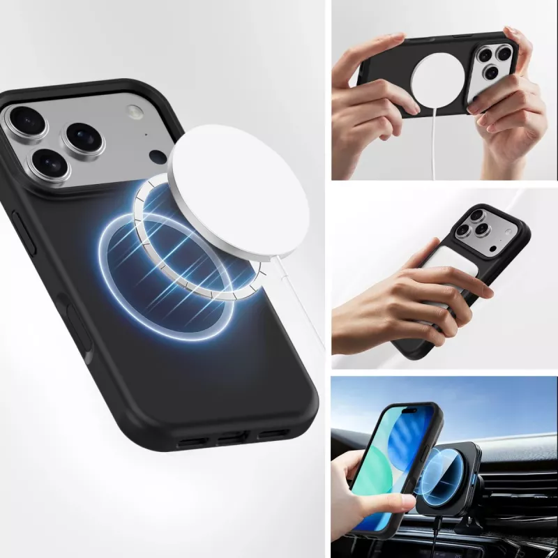 4smarts Silicone Case Cupertino 541570 dėklas telefonui Apple iPhone 17 Pro, suderinamas su MagSafe
