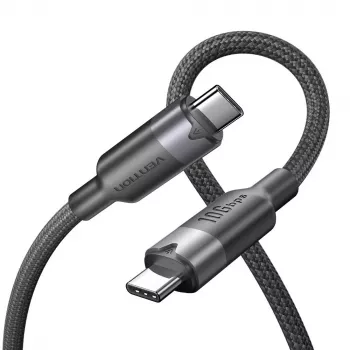 Vention USB 3.2 5A 10Gbps 1m BK USB-C į USB-C laidas