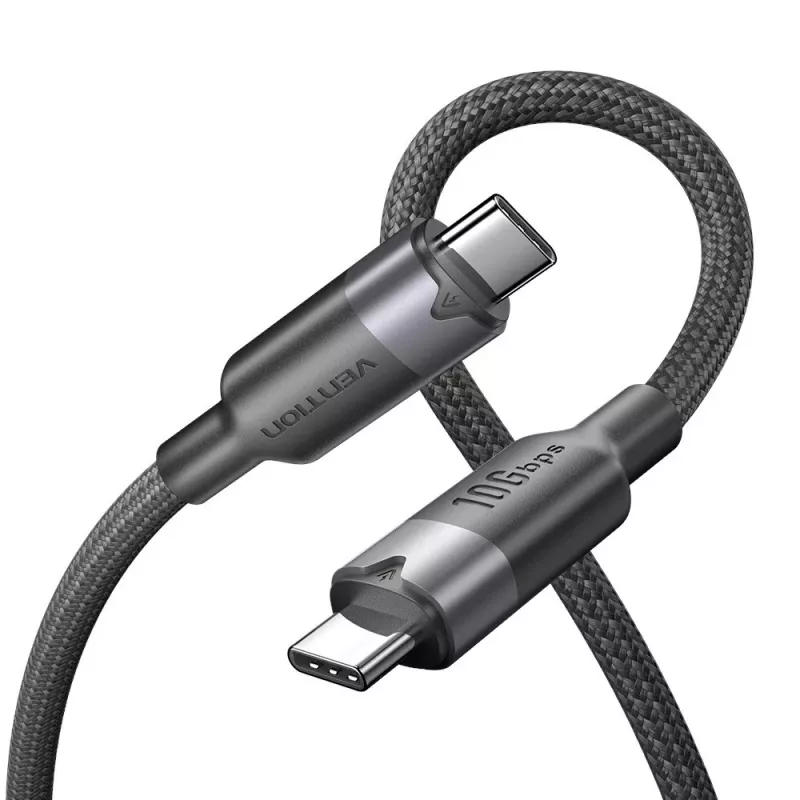 Vention USB 3.2 5A 10Gbps 1m BK USB-C į USB-C laidas