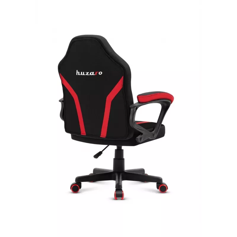 Žaidimų kėdė vaikams Huzaro Ranger 1.0 Red Mesh, juoda, raudona