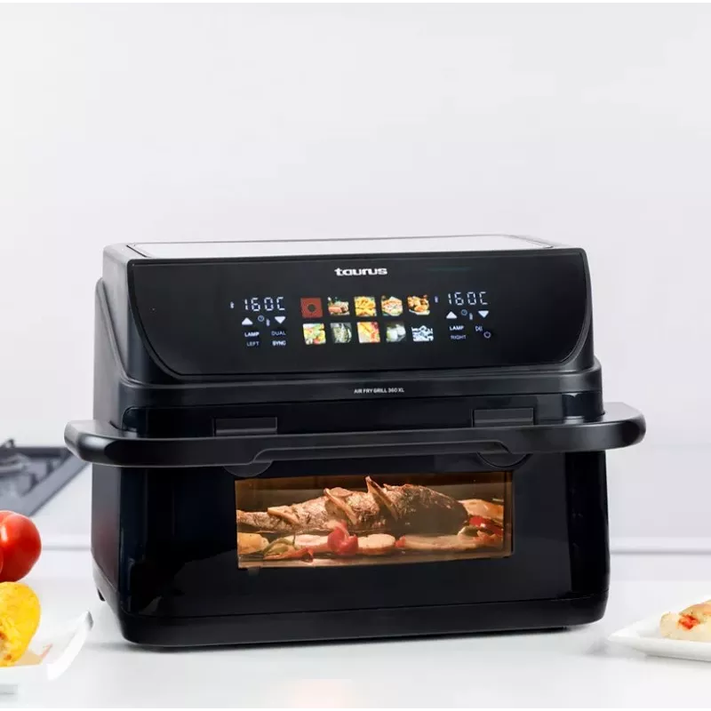 Gruzdintuvė be riebalų su ilgu krepšeliu ir griliu Taurus 973004000