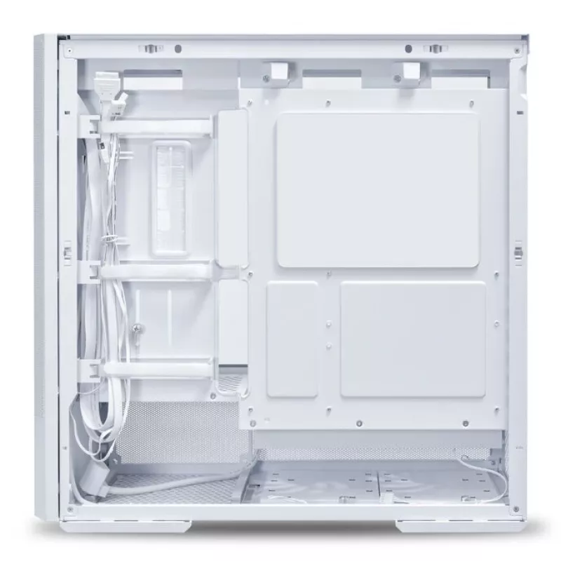 Korpusas MidiTower Lian Li LANCOOL 207 baltas, permatomas šoninis langas, ATX/MicroATX/MiniITX, be maitinimo šaltinio