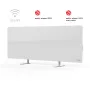 AENO Premium Eco Smart šildytuvas, 700W, Grūdintas stiklas, Infraraudonasis+konvekcinis šildymas, Kištukas: Europos (E/F tipas), BALTA
