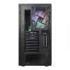 Thermaltake View 31 TG - ARGB Edition - MIDI bokštas - ATX - be maitinimo šaltinio (PS/2) - Juoda - USB/Garsas