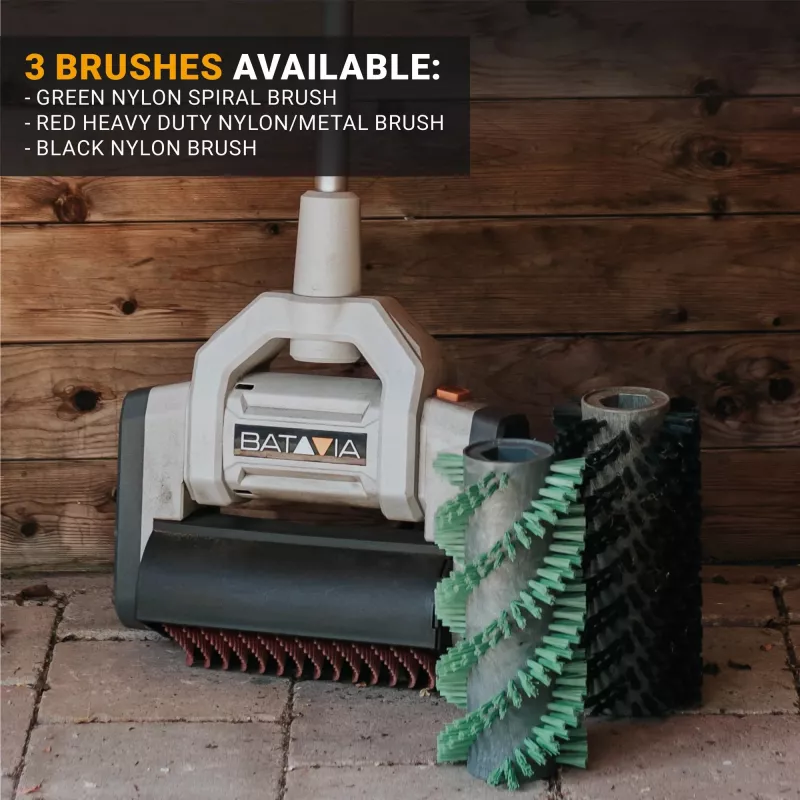 Batavia Maxxbrush 1020W Daugiafunkcis Šepetys 26cm, Spiralinis Šepetys (Žalia)