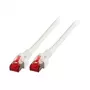 EFB-Elektronik RJ45 kištukinis laidas Cat.6 S/FTP LSZH Baltas 0,15m (K5518.0,15)