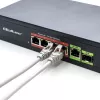 Ethernet PoE jungiklis QOLTEC 52296 — 4x RJ45 PoE prievadai, 1x RJ45 uplink