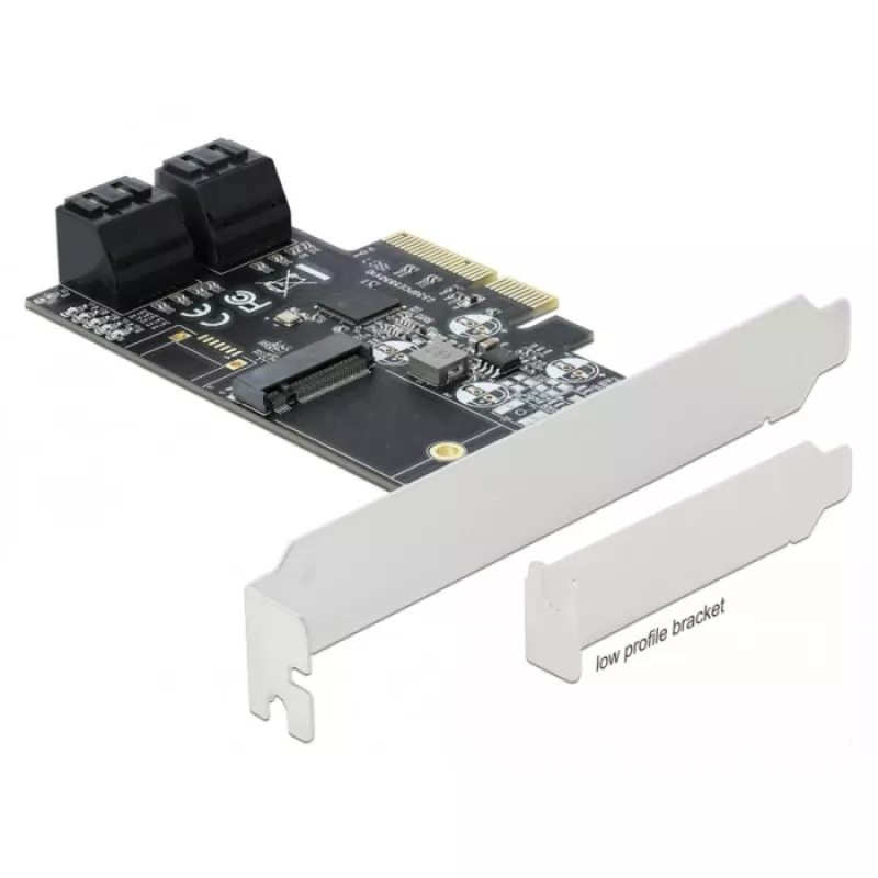 DeLOCK 90396 Vidinė PCIe sąsajos plokštė su 4 SATA prievadais ir M.2 lizdu