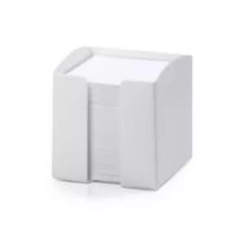 Durable TREND Square White bloknotų dėklas 105x100x100 mm