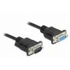 Serijinis kabelis DeLOCK 86579 Juodas 2m RS-232 Sub-D9