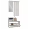 Spintelė batams VERA Cashmere GS1 1800×850×240 mm, su veidrodžiu, 1 lentyna, 6 kabliukais