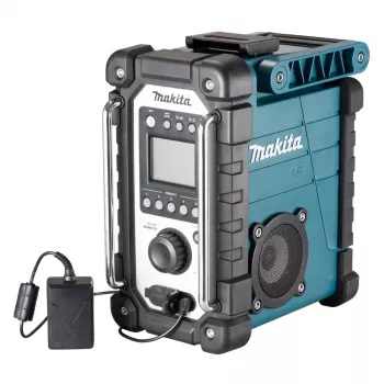 Darbovietės radijas Makita DMR116 skaitmeninis AM FM 3.5W turkio spalvos