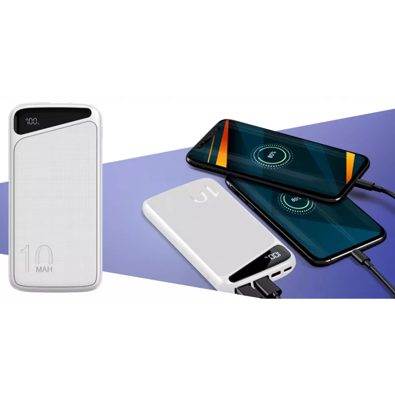 Nešiojamas maitinimo bankas Navitel PWR10 MX WHITE 10000 mAh