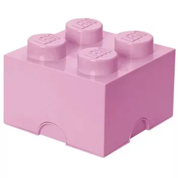 LEGO laikymo plyta Room Copenhagen 4, rožinė – 40031738, sukraunamas konteineris žaislams ir tekstilei